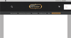Desktop Screenshot of prestigeofficeaccessories.com